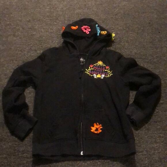 Disney Other - Disney Parks Merch Youth Size Medium Coco Seize Your Moment Zip up Hoodie Pixar